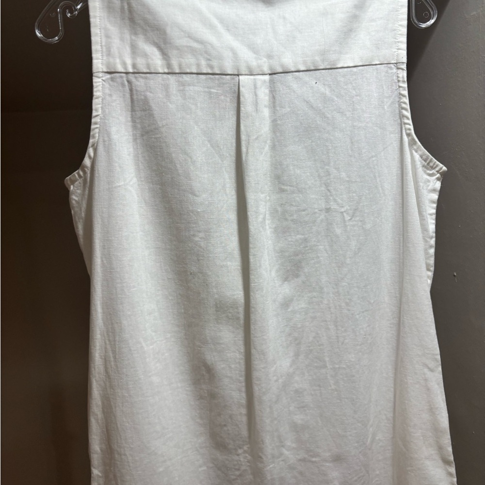 Saks Fifth Avenue MIDI Button Down Collared Dress Size Small - Picture 8 of 9